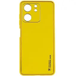 Чохол Epik шкіряний Xshield для Xiaomi Redmi 13Coco C65 Жовтий/Yellow