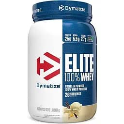 Протеїн Dymatize Nutrition Elite 100% Whey Protein, 908 грам - Ваніль