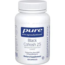 Клопогон Pure Encapsulations Black Cohosh 2.5 для підтримки під час менопаузи 250 мг 120 капсул