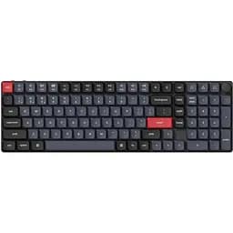 Keychron Клавіатура механічна K17 Pro 100Key, Gateron MX 2.0 Brown, WL/BT/USB-A, QMK, White Led, чорний в центрі - мініатюра 3