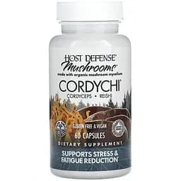 Кордицепс + Реши Fungi Perfecti Cordychi Host Defense 60 капсул