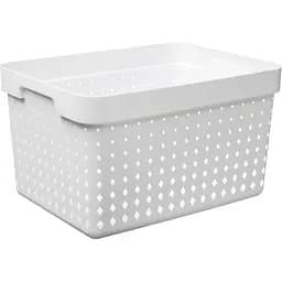 Кошик для зберігання Plast Team Seoul 16 л білий (6025)