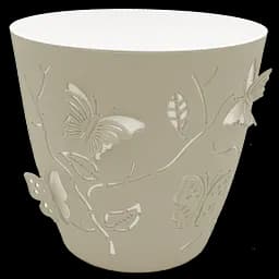 Горшок для цветов Alyaplastik 3D, 5.3 л, бежевый (ALY104beige)