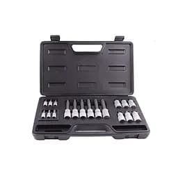 Набір головок торцевих Yato з насадками TORX квадрат 1/2"-1/4", TORX T10-T60, 18 шт. (YT-7751) - мініатюра 2