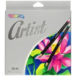 Карандаши цветные Colorino Рremium Artist 24 цвета 24 шт. (65221PTR)