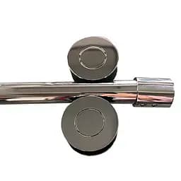 Двері в нішу Koer SR SD06-140x220-TR-01 прозоре скло Easy Clean 8 мм, хром KR5368, універсальні, прозорий, хром - мініатюра 7