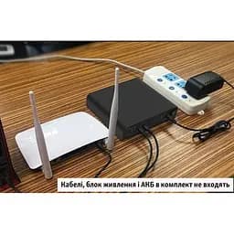 ДБЖ UPS 36W DC 12V, 9V, 5V USB під акумулятори 18650, для роутера, термінала, медіаконвертера, ONU, GPON, камер без блока живлення і без акумуляторів - мініатюра 4