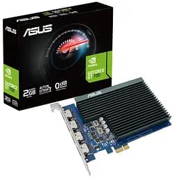 Відеокарта GeForce GT730 Asus 2Gb GDDR5 64-bit 4xHDMI 927/5010 MHz Silent (GT730-4H-SL-2GD5)