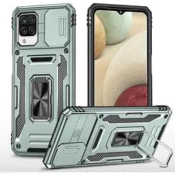 Ударостійкий чохол Epik Camshield Army Ring для Samsung Galaxy M53 5G Зелений / Light Green