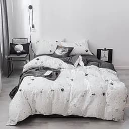 Комплект постільної білизни Love You сатин TLG2304 полуторний (31072)