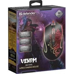 Комп'ютерна мишка Defender Venom GM-640L Black (52640) - мініатюра 3