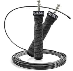 Скакалка скоростная на подшипниках PowerPlay 4208 Fitness Jump Rope Черная 3 м (PP_4208_Black)