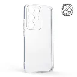 Прозрачный чехол для Realme C85 Pro 4G с защитой камеры, тонкий, силиконовый, бесцветный, ударостойкий, противоударный бампер с закрытой камерой, ArmorStandart (ARM89906) - мініатюра 2
