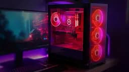 Корпус Modecom VOLCANO EXPANSE S ARGB 4x140 мм fans MIDI USB 3.0x2+TYPE-C BLACK без БЖ ATX (AT-EXPANSE-SG-10-000000) - мініатюра 4