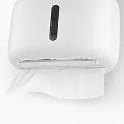 Тримач для туалетного паперу МВМ My Home 228x158x163 мм (BP-43 WHITE/GRAY) - мініатюра 4