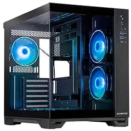 Корпус Chieftec VISIO GM-30B-TG-OP ATX, без БЖ, Black