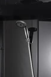Душовий бокс без гідромасажу Mixxus Strong SB02-90x90x215-GR Satin з низьким піддоном MI6887, Хром матовый, тонований, хром матовий - мініатюра 5