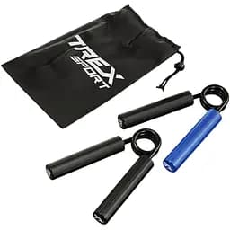 Набір еспандерів Trex Sport TX-002HSD 23-68 кг чорно-синій