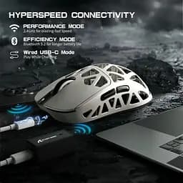 Миша Attack Shark R2 Magnesium Alloy 8K White (AS-6972792470375-W) [159851] - мініатюра 7