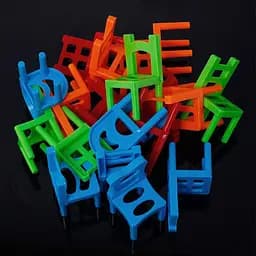 Настільна інтерактивна гра Ummi 301 Balance Chairs (18pcs) Colorful - мініатюра 4
