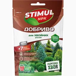 Комплексне мінеральне добриво Stimul NPK для хвойних рослин 200 г (79192926)