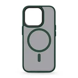 Чехол для Apple iPhone 14 Pro, Uniq MagCase, зеленый, противоударный, панель-накладка с MagSafe, ударопрочный TPU+PC, с магнитом MagSafe, поддержка полноценной беспроводной зарядки, ArmorStandart (ARM75326)