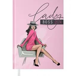 Щоденник датований Buromax Women 2024 A5 рожевий (BM.2181-10)