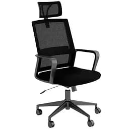 Офисное кресло GT Racer черное (B-1415 Black)