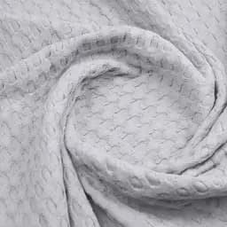 Плед-покривало Cosas Waffle Weave Silver 75х95 см (Blanket_96Silver_WaffleWeave_75x95) - мініатюра 4