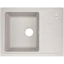 Кухонна мийка Lidz 620x435/200 GRA-09 сіра (LIDZGRA09620435200)