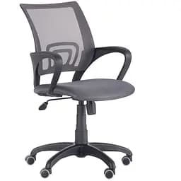 Кресло Веб сиденье Сетка серая/спинка Сетка бордовая