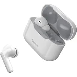 Бездротові навушники Baseus SIMU ANC True Wireless Earphone S1, BT5.1, 40mAh, 380mAh, 4.5h, 24h, (NGS1-02) white