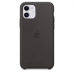 Чехол Silicone Case для Apple iPhone 11 (Black) ААА [41533]