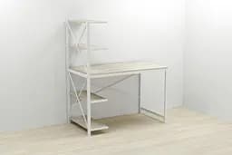 Комп'ютерний стіл Ferrum-decor Джек 75x140x60 Білий ДСП Сонома (FRD-104410)