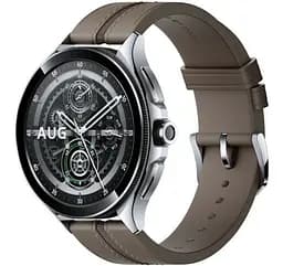 Смарт-годинник Xiaomi Watch 2 Pro 4G LTE Silver Case with Brown Leather Strap (BHR7210GL) - мініатюра 3