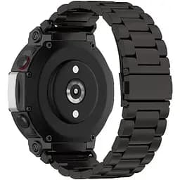 Ремінець DK для Xiaomi Amazfit T-Rex 2 (A2169) Metal Fitlink Steel Band (black) - мініатюра 3