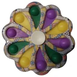 Іграшка Симпл Дімпл різнокольоровий антистрес 10 пупирок спінер