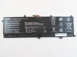 Акумулятор для ноутбука Asus VivoBook X202E C21-X202, 5136 mAh (38Wh), 4cell, 7.4V, Li-Pol, чорний