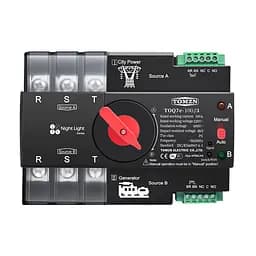 Автоматичний перемикач (АВР) під DIN-рейку з Wi-Fi TOMZN TOQ7e-100/3P 100A 3 полюси (51-00120)