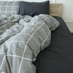 Простирадло MirSon Бязь 17-4751 Julia 150х220 см сіре (2200008933937)