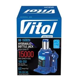 Домкрат гідравлічний телескопічний Vitol 15т 185-350 мм 6 кг (DB-15002H) - мініатюра 5