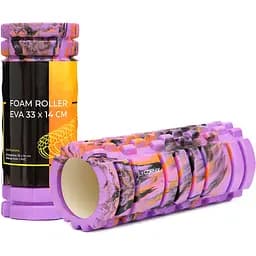 Масажний ролик Cornix EVA Marble Design 33 x 14 см (валик, ролер) XR-0348