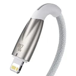 Кабель Baseus Glimmer Series Fast Charging USB-C to Lightning 2m White (CADH000102) - мініатюра 3
