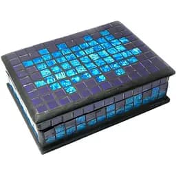 Шкатулка для прикрас мозаїчна 18х13х5.5 см 