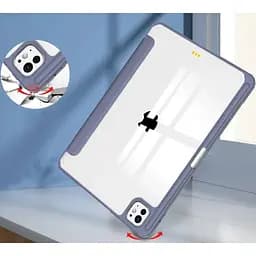 Чохол-книжка BeCover Soft Edge TPU з кріпленням Apple Pencil для Apple iPad Pro 11" M4 2024 Purple (711716) - мініатюра 2