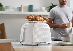 Тостер Russell Hobbs 26060-56 Honeycomb White - мініатюра 8