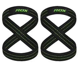 Силовые ремни RDX Gym Lifting 8 Figure Straps Army Green S (WAC-W8AGN-S)