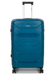 Валіза велика L поліпропілен Worldline Airtex 282 109л 74×47×30см Синій - мініатюра 2