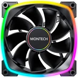 Вентилятор MONTECH 140MM RX140 Reverse PWM BLACK (RX140 PWM BLACK) - мініатюра 2