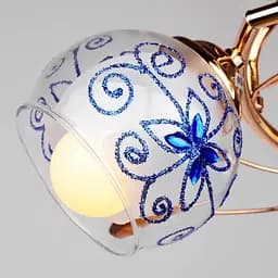 Люстра стельова Brille класична E14 40W G (LK-385C/3) - мініатюра 3